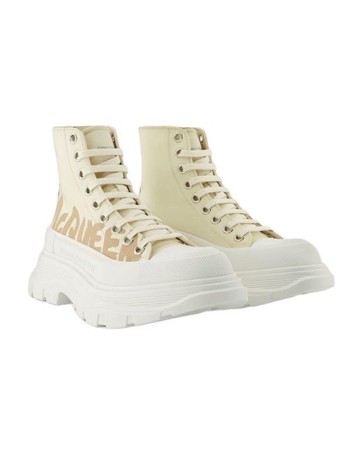 McQueen Natural Tread Slick Sneakers