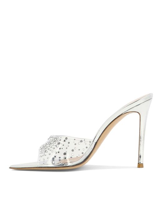 Gianvito Rossi White Prexi Sandals
