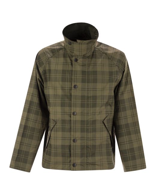 Barbour Green Transport Checked Jacket for men