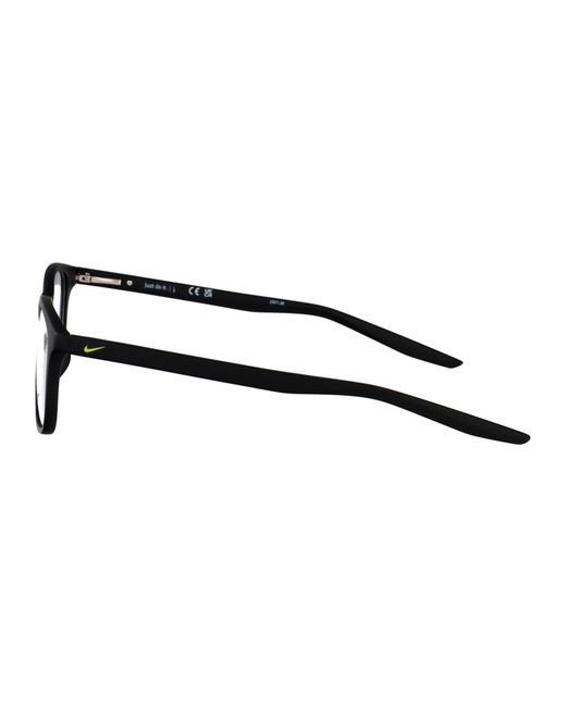 Nike Black Rectangular Optical 5019 003