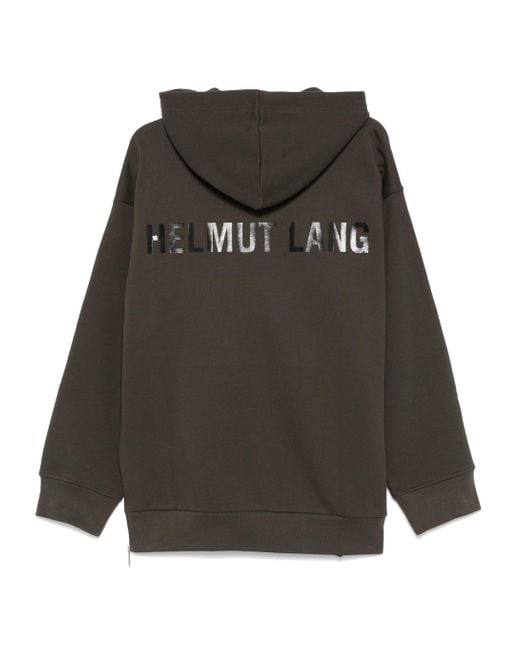 Helmut Lang Black Mega Hoodie