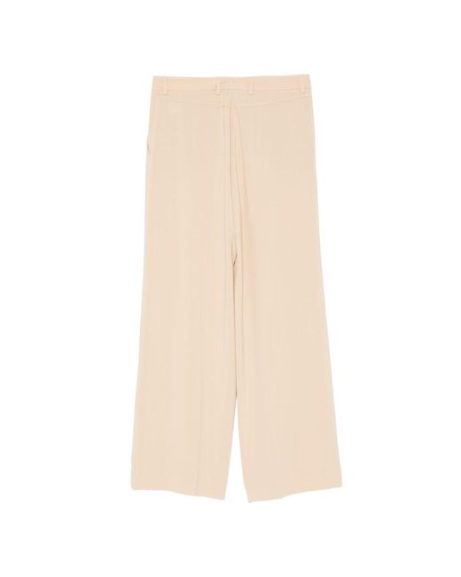 Alberto Biani White Cady Trousers