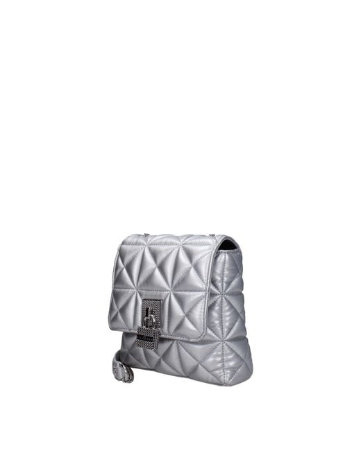 John Richmond Gray Crossbody Bag Polyurethane