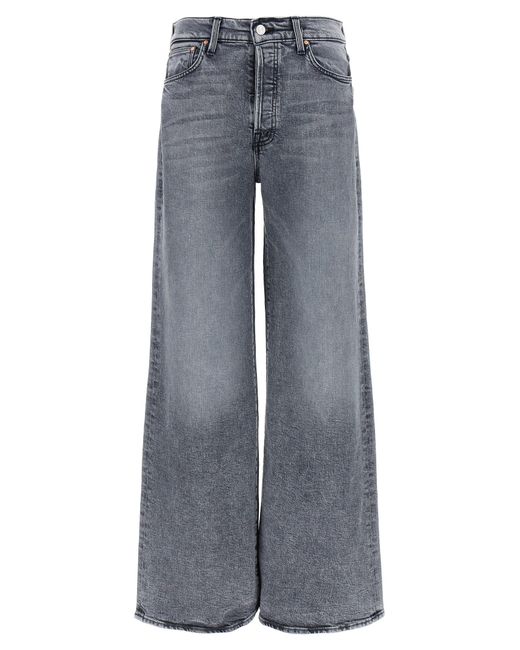 Madre "The Ditcher Roller Sneak" Jeans di Mother in Gray