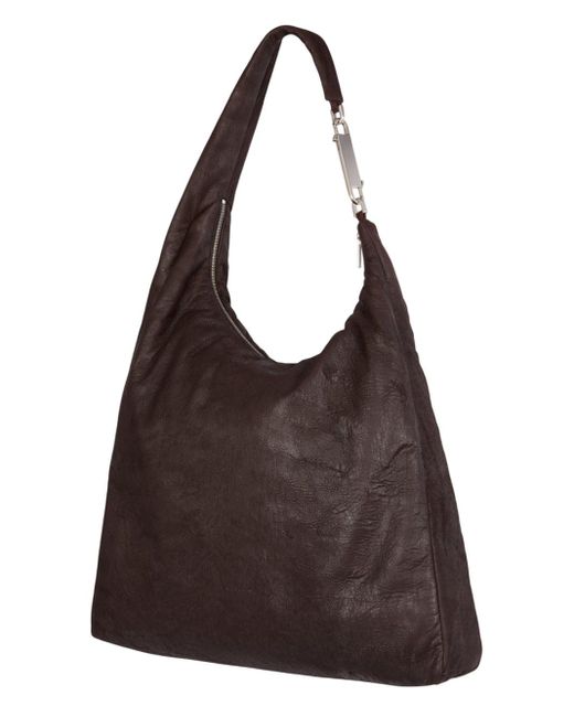 Sac en cuir Sac gemini noir Rick Owens en coloris Brown
