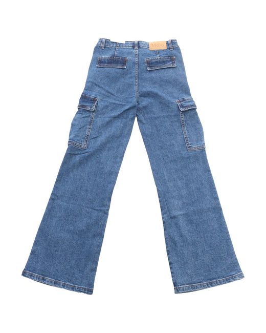 Molo Blue Addy Woven Pants