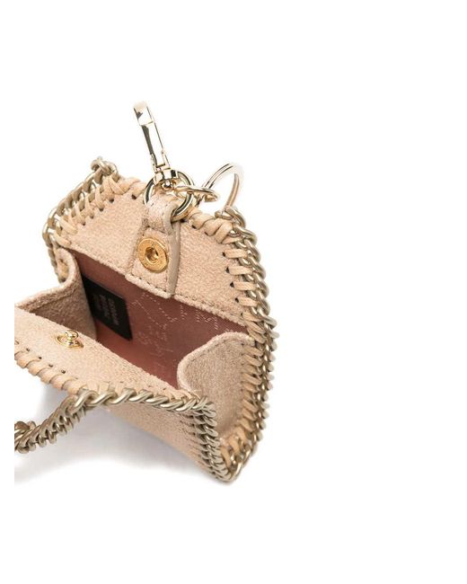 Stella McCartney Falabella Chain Air Pods-koffer in het Natural
