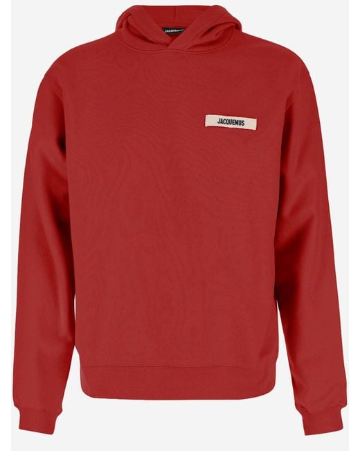 Le sudadera grosgrain Jacquemus de hombre de color Red