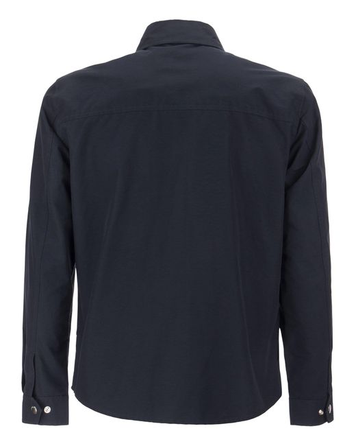 Woolrich Cruiser Shirt Jacket In Eco Ramar in het Blue