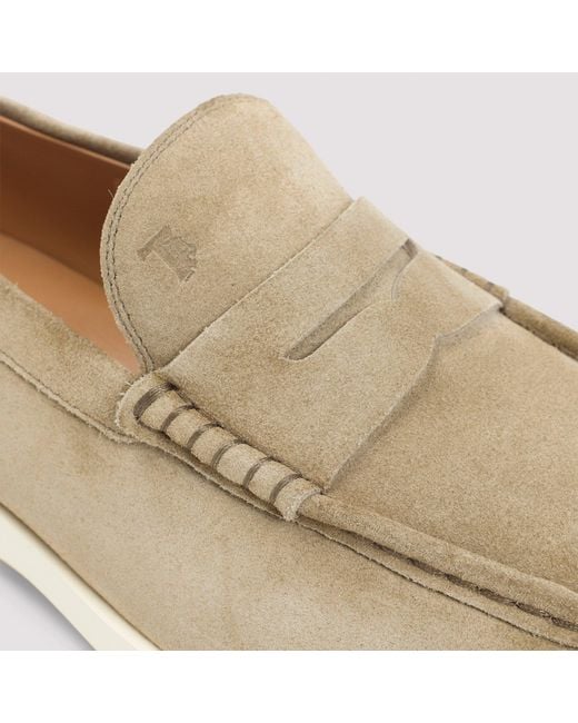 Tod's Natural Light Loafers