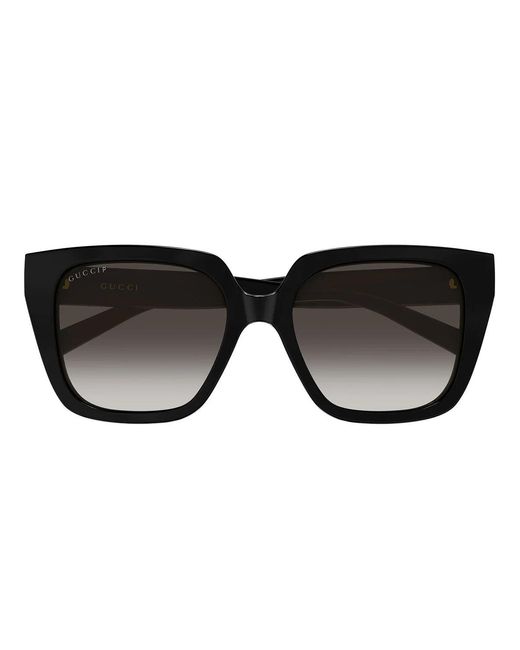 Gucci Black Gg1300S Übergroße Sonnenbrille