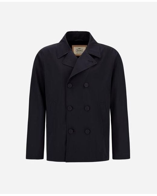 Herno Blue Pea Coat