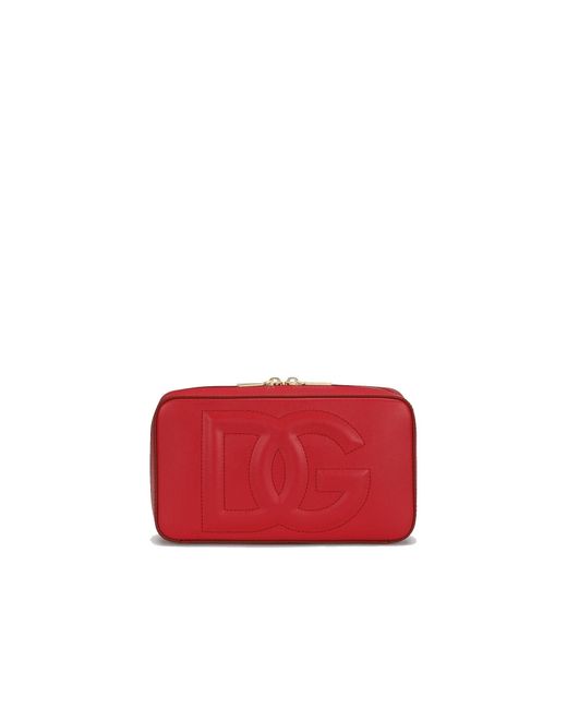 Dolce & Gabbana Red Small DG Logo Kameratasche