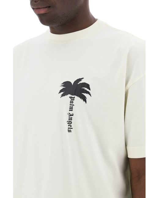Palm Angels Palm Tree Graphic t in White für Herren