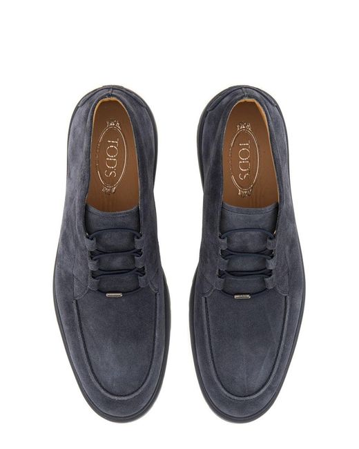 Tod's Blue Tod 's Wildleder -Loafer