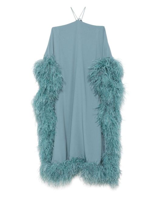 TALLER MARMO PRE Blue Sza Sza Extravaganza Kaftan Dress