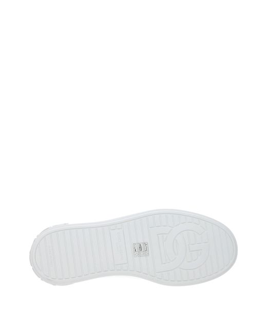 Dolce & Gabbana White Dolce&Gabbana Portofino Low Trainer for men