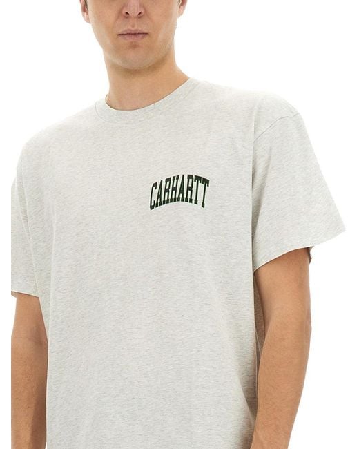 Carhartt Gray Tshirt With Logo