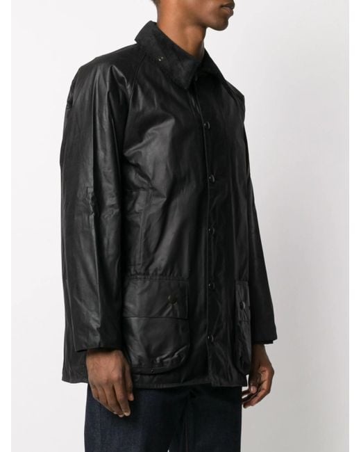 Barbour Black Beaufort Wax Jacket