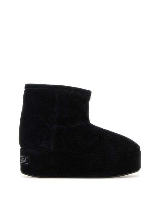 Balenciaga Black Solid Boots