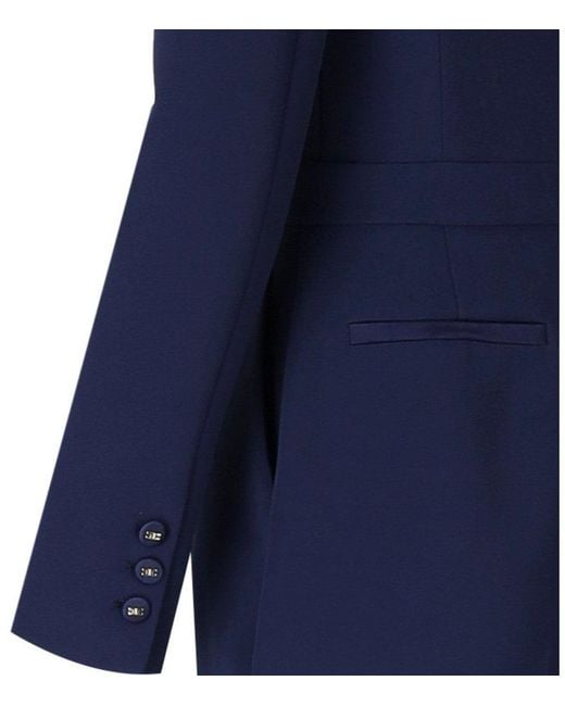 Elisabetta Franchi Blue Oltremare Smoking Jumpsuit for men