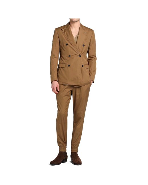 Dolce & Gabbana Double Breasted Suit in het Brown voor heren