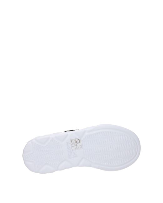 Love Moschino White Liebe Moschino Sneakers Frauen Leder weiß/Silber