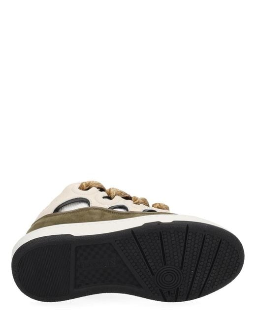 Lanvin Natural Curb Sneakers