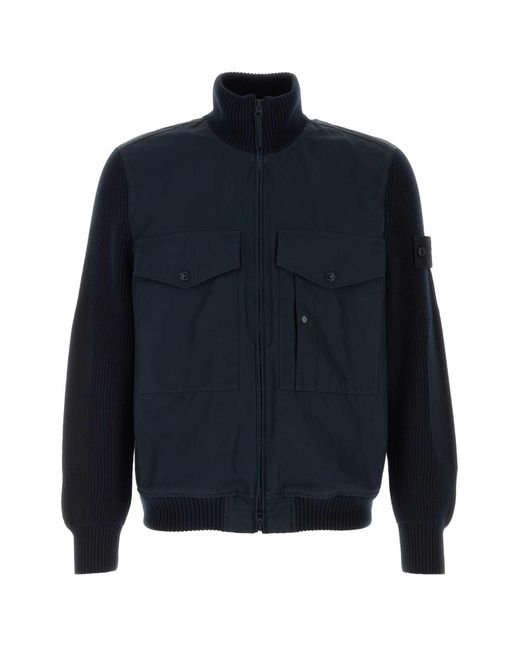 Stone Island Blue Bomber