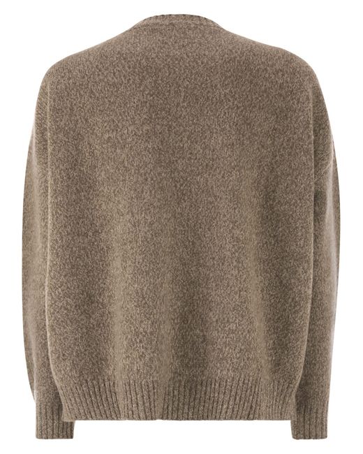 Weekend by Maxmara Brown Sibari Crew Neck Jumper