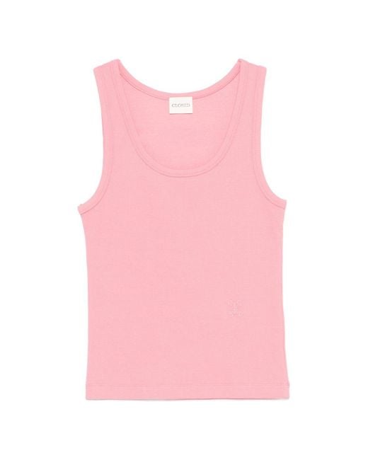 Closed Pink Cotton Tank Top