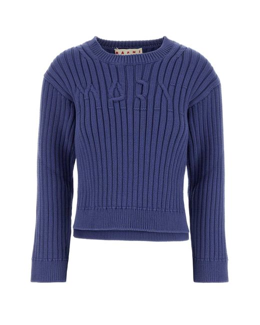 Marni Blue Knitwear