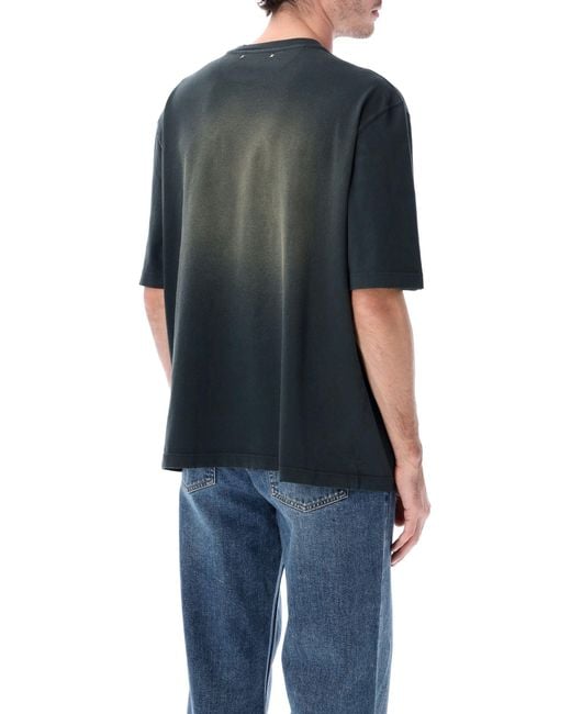 Golden Goose Deluxe Brand Blue Cotton Logo T-Shirt for men