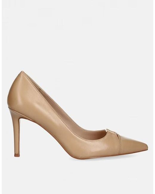 Twinset Natural Leather Decollete