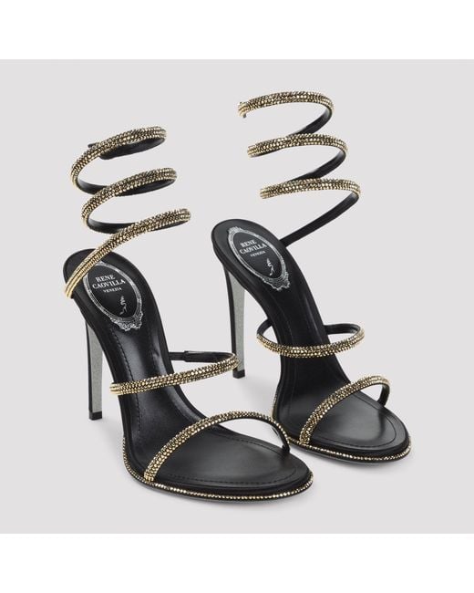 Rene Caovilla White René Caovilla High-Heel Sandal