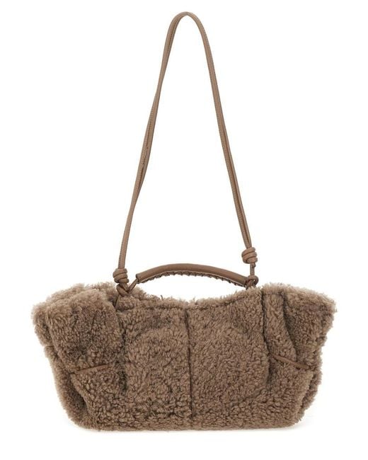 Hereu Brown Hieru "Arta Curly" Mini -Tasche