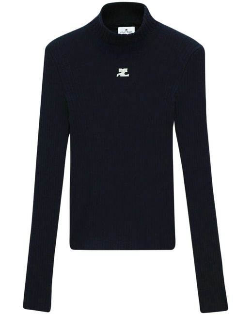 Courreges Natural Reedition Knit Ls Jumper