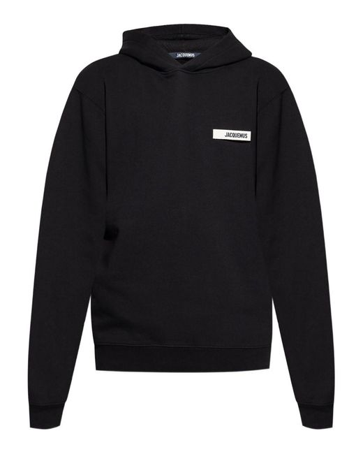 Jacquemus Blue Gros Grain Hoodie for men