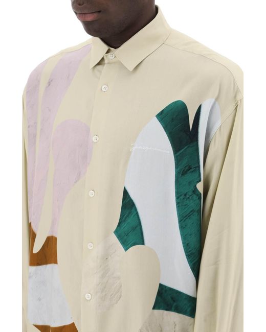 Jacquemus Shirt De Simon Chemise in het Multicolor voor heren