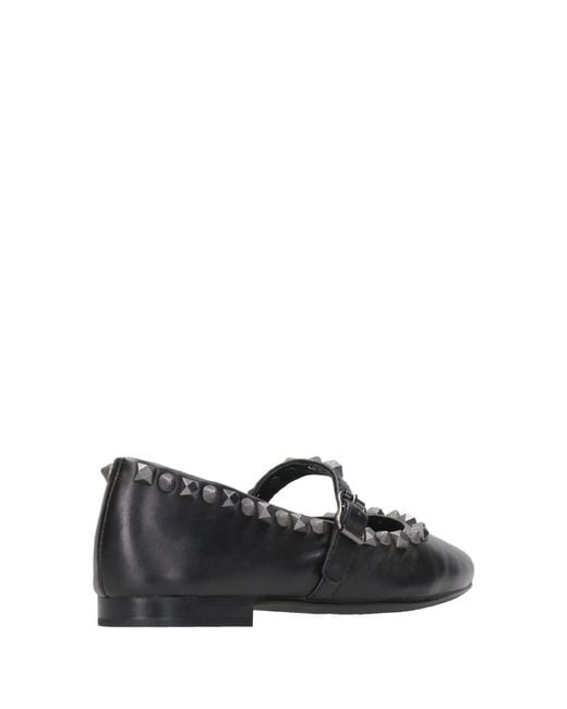 Ash Black Flat Shoes