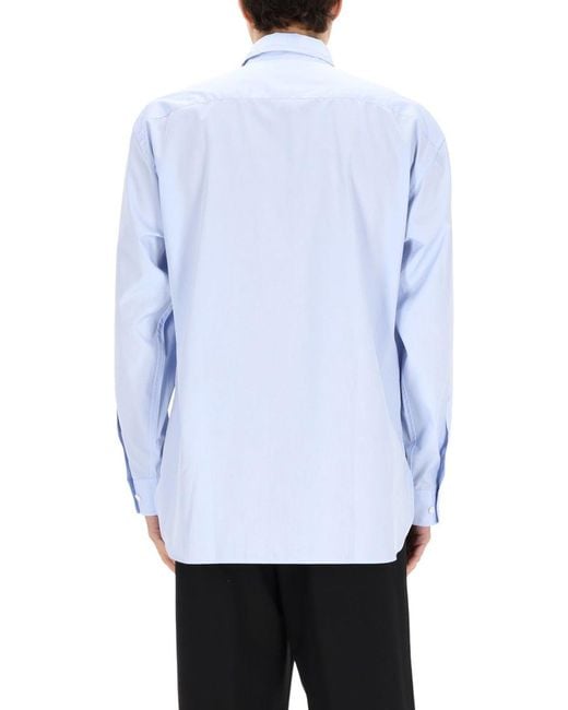 Dries Van Noten Blue Shirt Croom for men