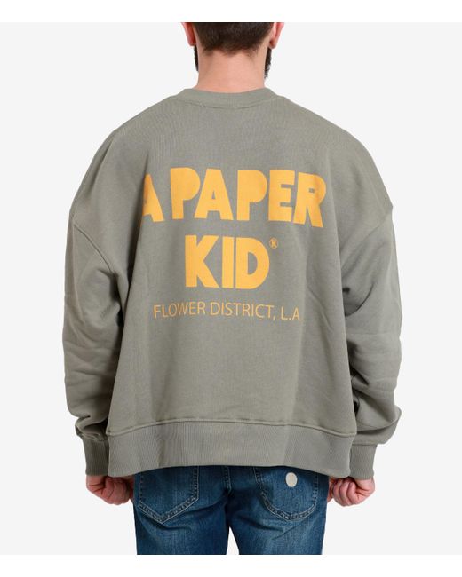A PAPER KID Gray Sweaters