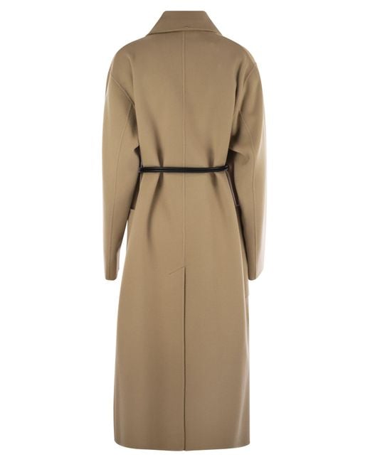 Sportmax Natural Abate Double Dressing Gown Coat