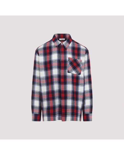 Céline Blue Cashmere Overshirt for men