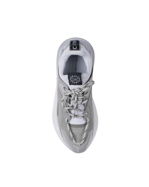 Stella McCartney Gray Eclypse Alter Faux Wildleder -Turnschuhe