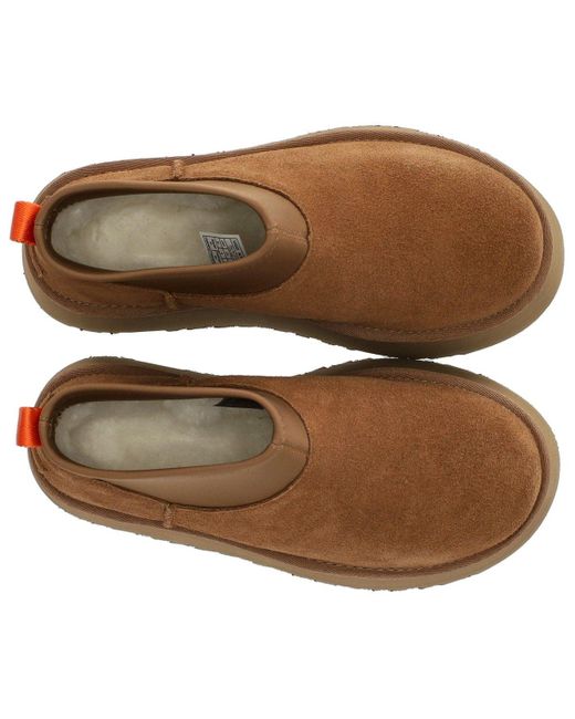 Ugg Brown Classic Mini Dipper Suede/Neoprene/Recycled Materials/Polyester Classic Boots