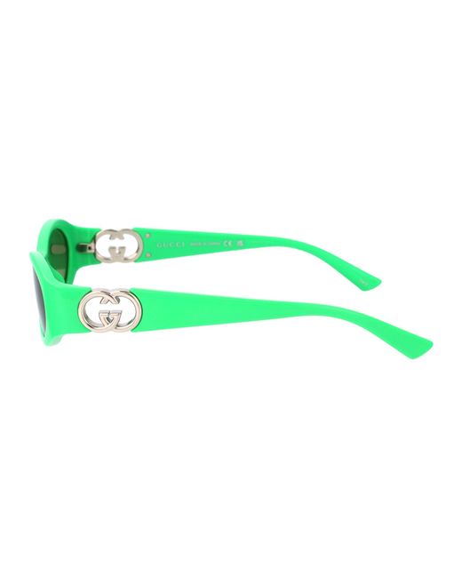Gucci Green Sunglasses