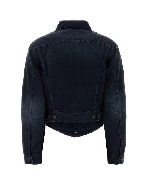 Balenciaga Blue Dark Denim Jacket