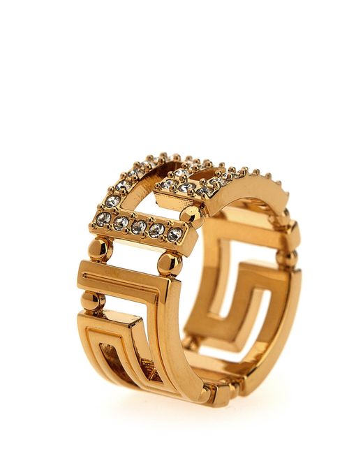 Versace Multicolor Ring "La Greca"