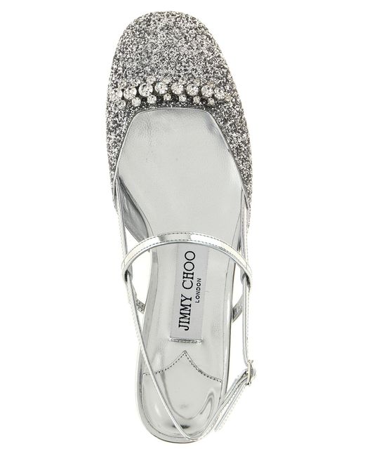 Jimmy Choo White 'Belinda' Slingback